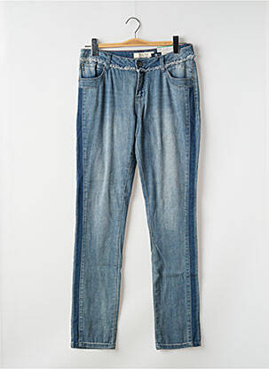 Jeans coupe droite stretch taille normale bleu STREET ONE femme