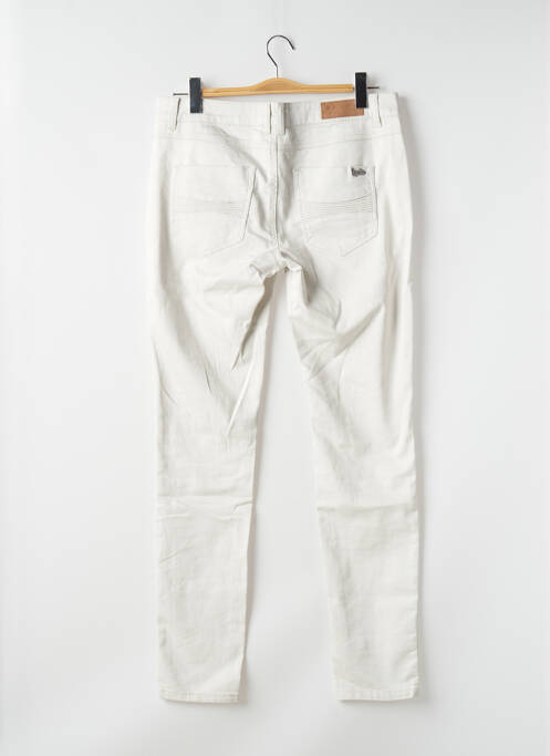 Pantalon slim tissage popeline taille normale beige LPB femme