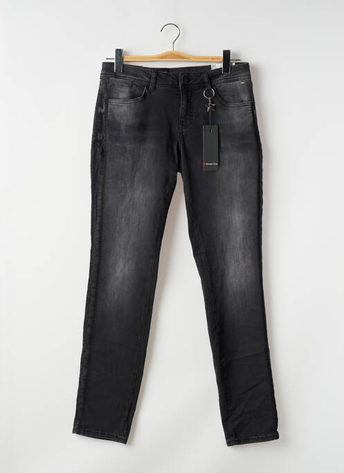 Jeans coupe slim gris STREET ONE pour femme