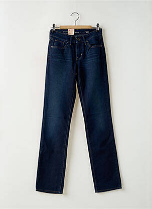 Jeans coupe droite stretch taille normale bleu LEVIS femme