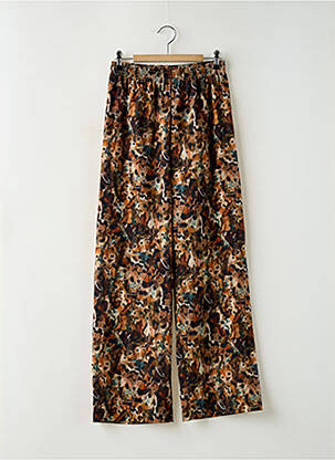 Pantalon large coupe fluide taille normale marron IMPERIAL femme