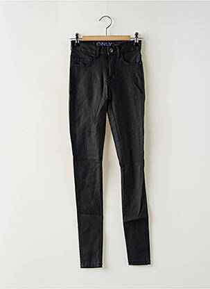 Jegging tissage enduit taille normale noir ONLY femme