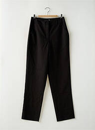 Pantalon droit tissage popeline taille normale noir VERO MODA femme