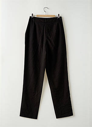 Pantalon droit tissage popeline taille normale noir VERO MODA femme
