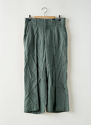 Pantalon 7/8 tissage popeline taille normale vert STREET ONE femme