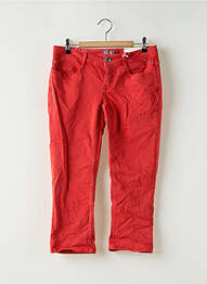 Pantacourt taille basse taille basse rouge STREET ONE femme