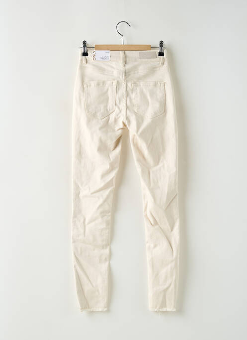 Jeans skinny beige ONLY pour femme