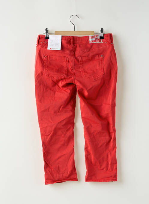 Pantacourt rouge STREET ONE pour femme