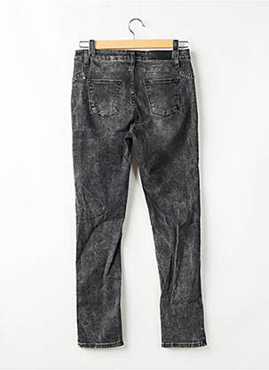 Jeans coupe slim stretch taille normale gris ASTRID BLACK LABEL femme