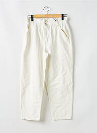 Pantalon droit taille haute taille haute blanc JACQUELINE DE YONG femme