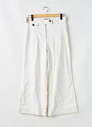 Jeans coupe large stretch taille haute blanc LE FABULEUX MARCEL DE BRUXELLES femme