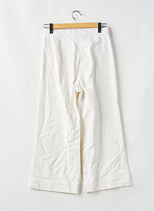 Jeans coupe large stretch taille haute blanc LE FABULEUX MARCEL DE BRUXELLES femme