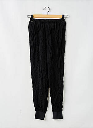 Pantalon droit taille haute taille haute noir MNG femme