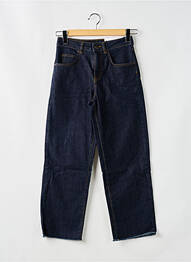 Jeans coupe droite taille haute taille haute bleu OPUS femme