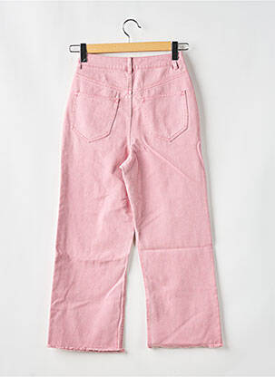 Jeans coupe large taille haute taille haute rose VERO MODA femme