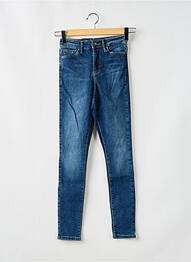 Jeans skinny taille haute taille haute bleu VERO MODA femme