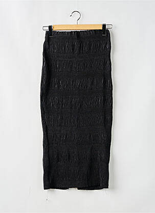 Jupe longue taille haute noir ASTRID BLACK LABEL femme