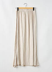 Jupe longue beige MNG pour femme seconde vue