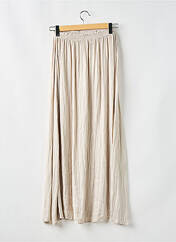 Jupe longue beige MNG pour femme seconde vue