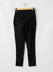 Pantalon slim noir VERO MODA pour femme seconde vue