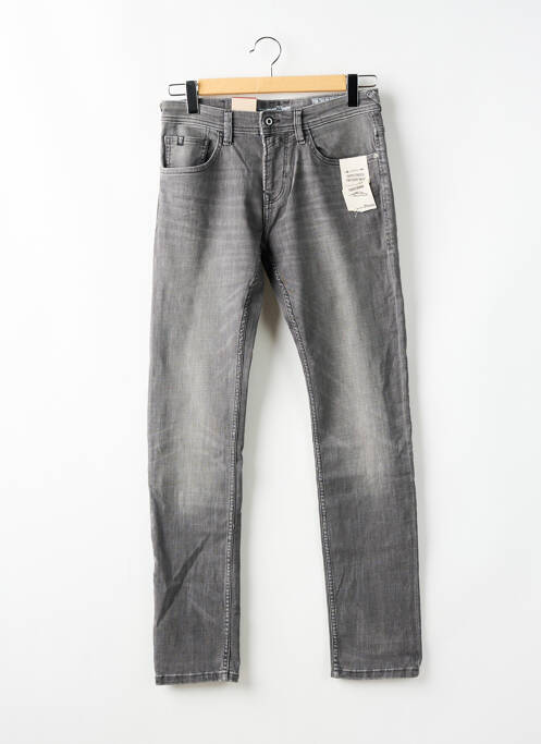 Jeans coupe droite stretch taille normale gris TOM TAILOR homme