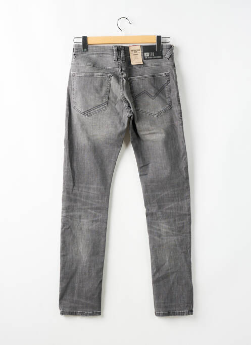 Jeans coupe droite stretch taille normale gris TOM TAILOR homme