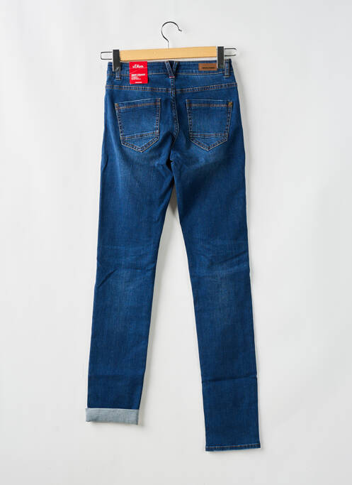 Jeans coupe droite stretch taille normale bleu S.OLIVER femme