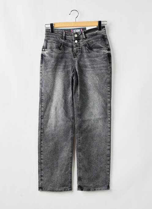 Jeans coupe droite gris STREET ONE pour femme