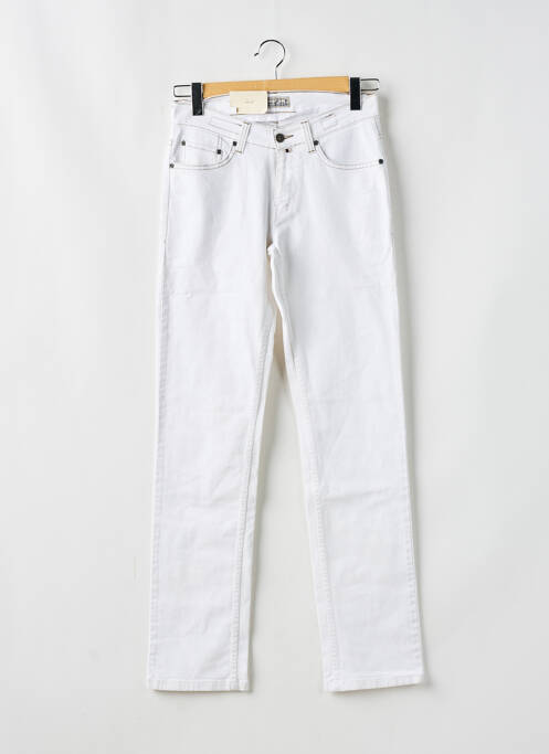 Jeans coupe droite blanc PARK LANE homme