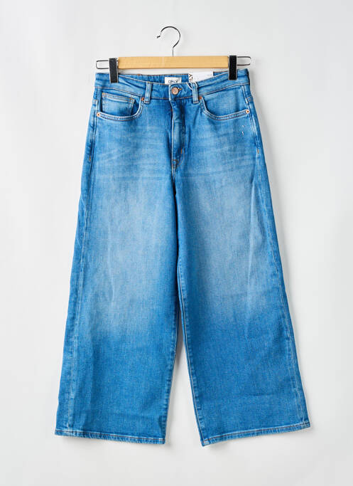Jeans coupe large bleu ONLY pour femme