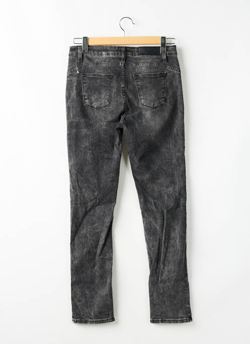 Jeans coupe slim gris ASTRID BLACK LABEL pour femme