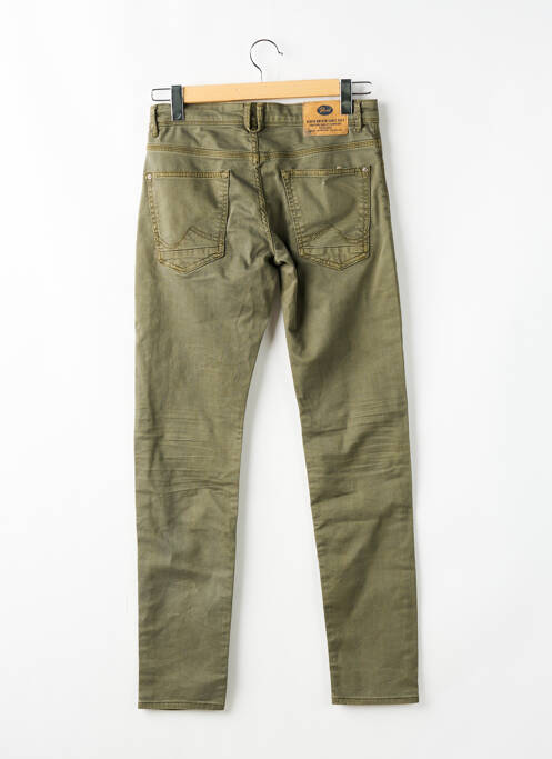 Jeans coupe slim vert PETROL INDUSTRIES pour homme