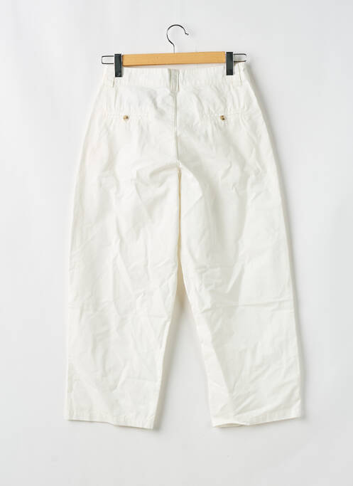 Pantalon 7/8 blanc JACQUELINE DE YONG pour femme