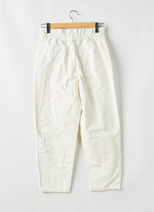 Pantalon droit blanc JACQUELINE DE YONG pour femme