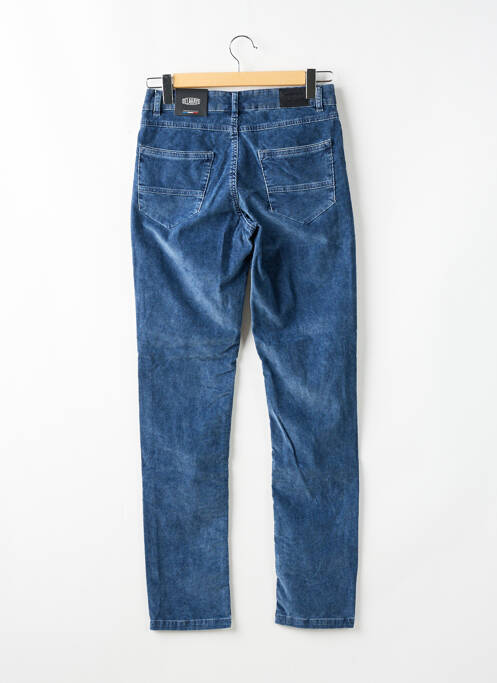 Pantalon slim bleu DELAHAYE pour homme