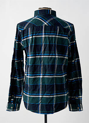 Chemise manches longues poches vert TOM TAILOR homme