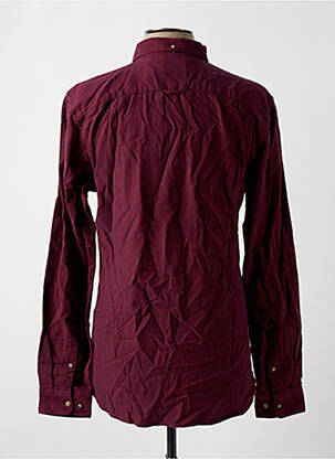 Chemise manches longues imprimé rayures rouge ONLY & SONS homme