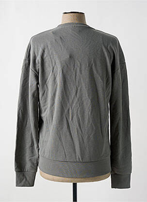 Sweat-shirt tissage jersey manches longues vert JACK & JONES homme
