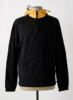 Sweat-shirt à capuche poches manches longues noir JACK & JONES homme
