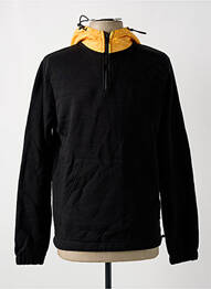 Sweat-shirt à capuche poches manches longues noir JACK & JONES homme