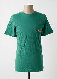 T-shirt tissage jersey manches courtes vert JACK & JONES homme