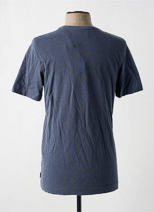 T-shirt coupe droite manches courtes bleu JACK & JONES homme