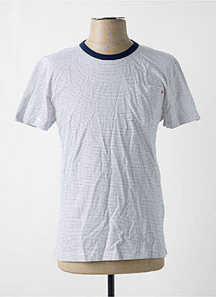 T-shirt coupe droite manches courtes blanc LE FABULEUX MARCEL DE BRUXELLES homme