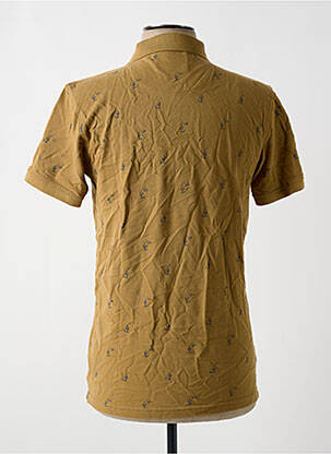 Polo coupe droite manches courtes beige PETROL INDUSTRIES homme
