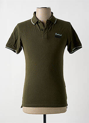 Polo coupe droite manches courtes vert PETROL INDUSTRIES homme