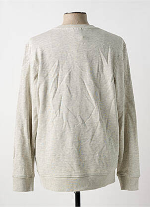 Sweat-shirt manches longues manches longues gris JACK & JONES homme