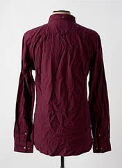 Chemise manches longues rouge ONLY & SONS pour homme seconde vue