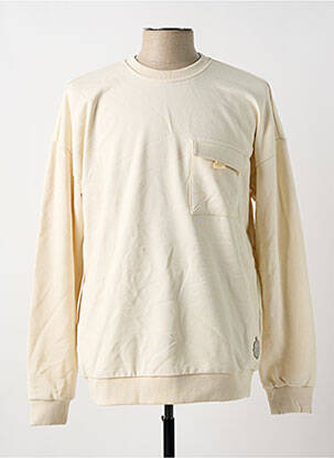 Sweat-shirt beige TOURIST LEMC pour homme