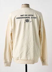 Sweat-shirt beige TOURIST LEMC pour homme seconde vue