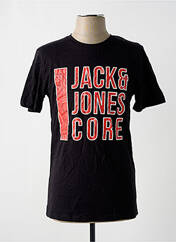 T-shirt noir JACK & JONES pour homme seconde vue